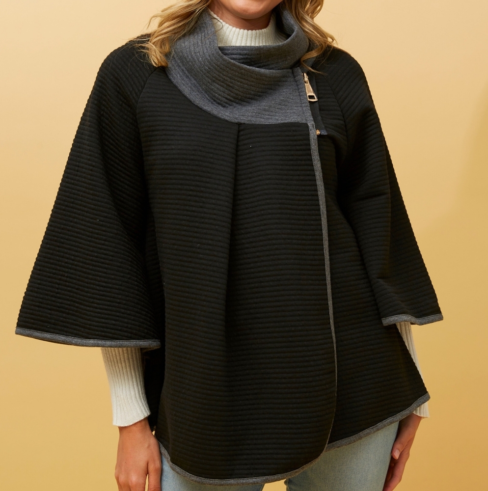 Vintage concept Women's Poncho capes Jacket Size L